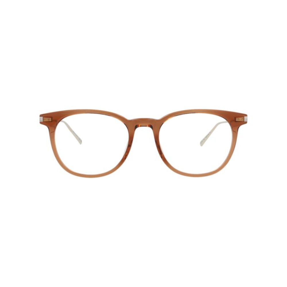 Saint Laurent Photochromic Round-Frame Recycled Acetate Optical Frames Brown Men